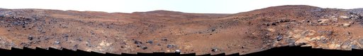 Descent from the Summit of Husband Hill False Color