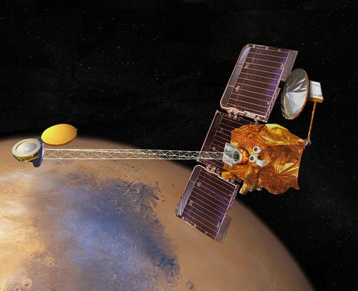 Artist Concept of Mars Odyssey