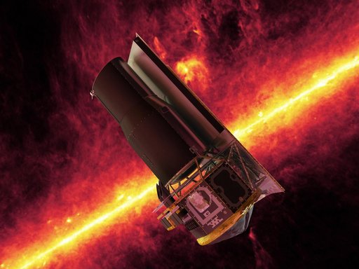 SST and the Milky Way, an Artist Concept
