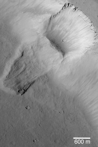 Landslide in Kasei Valles