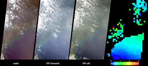 Aerosols over Houston and Galveston Bay