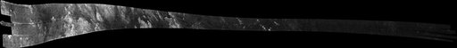 Titan Radar Swath T-21 Flyby - Dec. 12, 2006