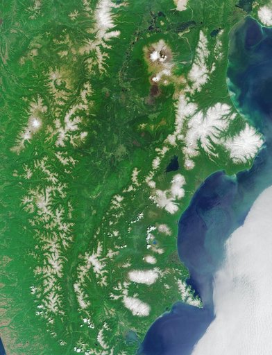 Where on Earth...? MISR Mystery Image Quiz #15: Kamchatka Peninsula, Russia