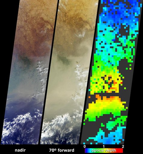 Hazy and Dusty Skies over Western Africa