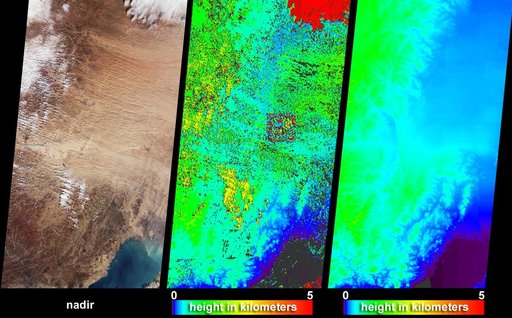 Dust and Sand Sweeps Over Northeast China