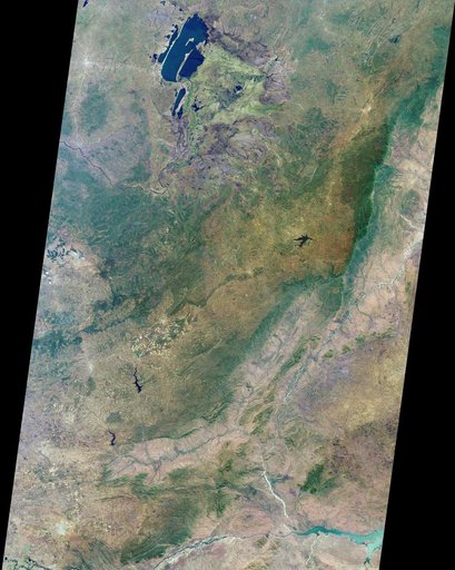 Where on Earth...? MISR Mystery Image Quiz # 20:<br .>Zambia, the Democratic Republic of the Congo, Mozambique, and Zimbabwe