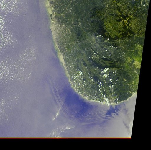 Deep Ocean Tsunami Waves off the Sri Lankan Coast