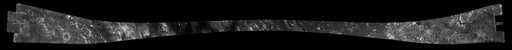 Titan Radar Swath T-55 Flyby - May 21, 2009
