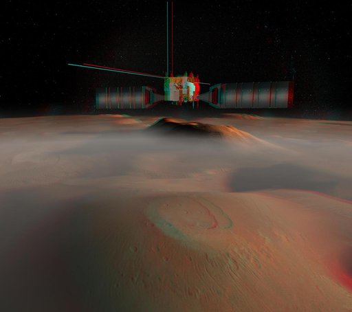Mars Express, 3-D Artist Concept