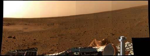 Martian Surface at an Angle