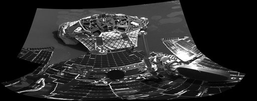 Opportunity and Its Mother Ship