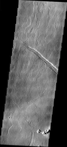 Flows from Olympus Mons