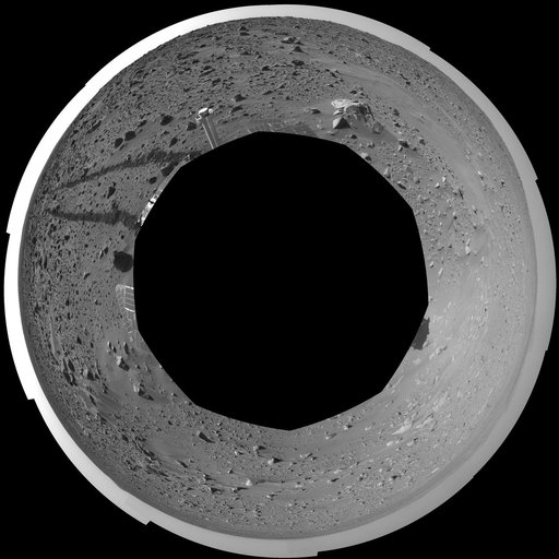 Spirit View on Sol 93 polar