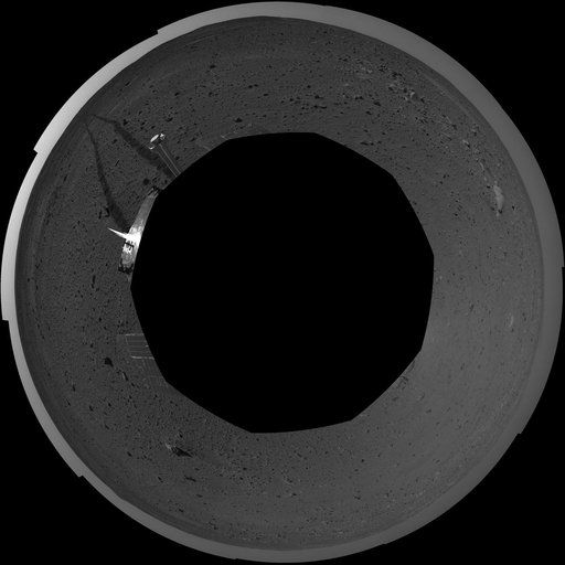 Spirit View on Sol 101 polar