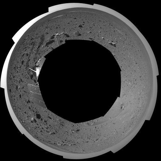 Spirit View on Sol 107 polar