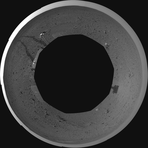 Spirit View on Sol 110 polar