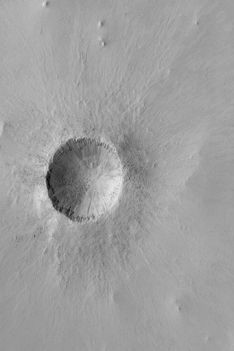 Small, Bouldery Crater