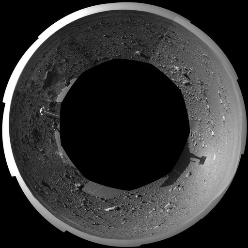 Spirit View on Sol 147 Polar