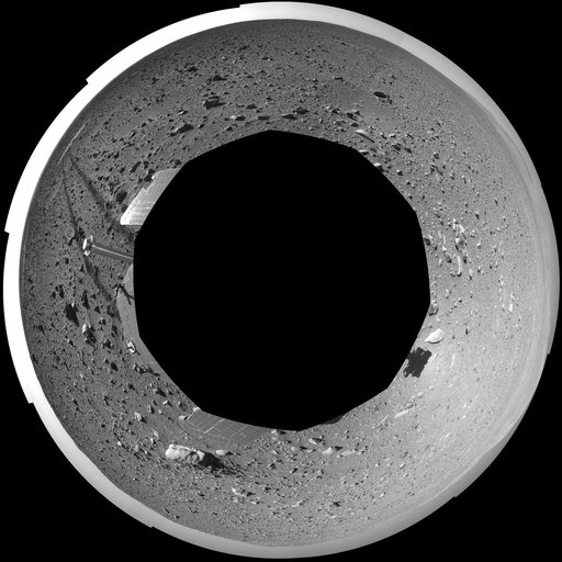 Spirit View on Sol 148 Polar