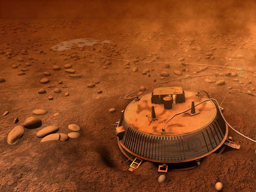 Huygens Landing Site Revisited Animation - Artist Concept