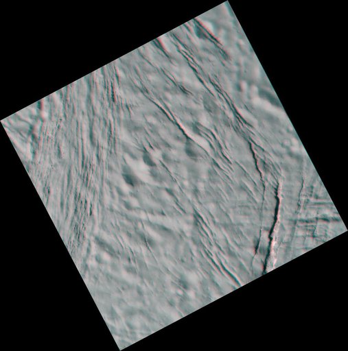 Stressed-out Enceladus 3-D