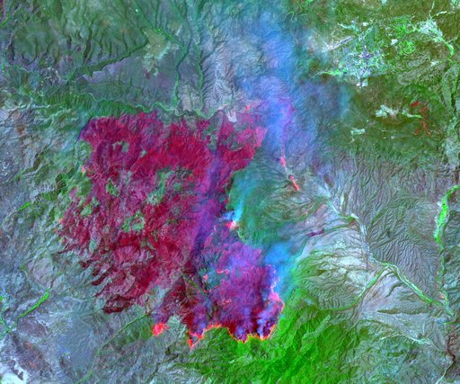 Willow Fire Near Payson, Arizona
