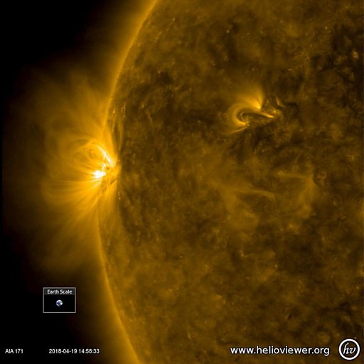 Small but Dynamic Active Region