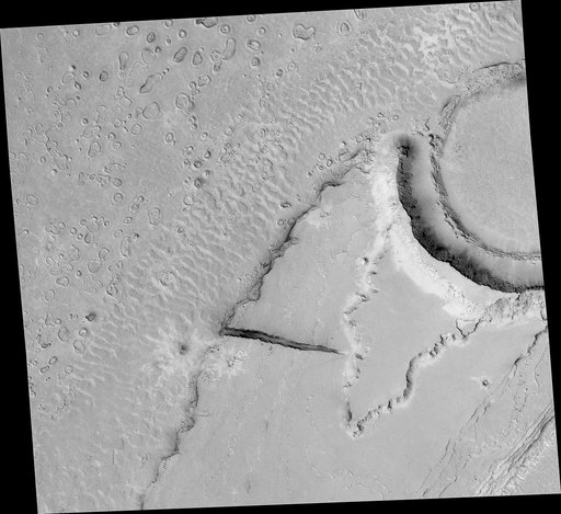 Megaripples in Athabasca Vallis