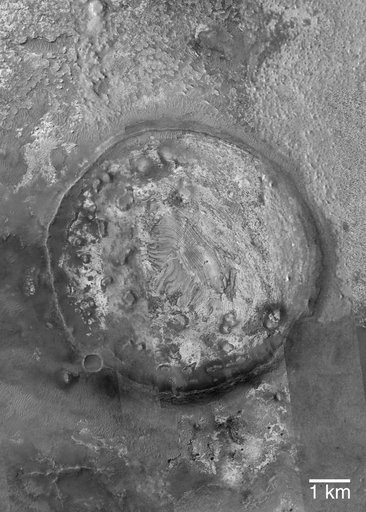 Filled and Exhumed Crater
