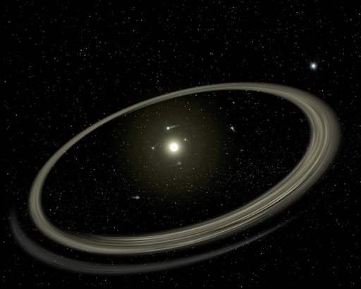 The Rocky World of Young Planetary Systems  Artist Concept