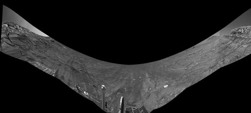 Along Endurance Crater Inner Wall Right Eye