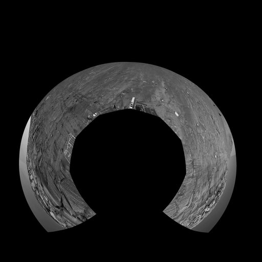 Along Endurance Crater Inner Wall Polar