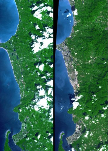 New NASA Imagery Sheds Additional Perspectives on Tsunami