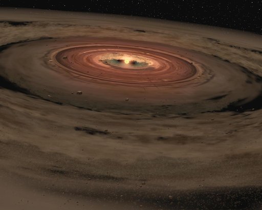 Birth of an Unusual Planetary System  Artist Concept