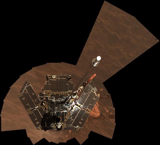 Opportunity Self-Portrait, Sols 322-323