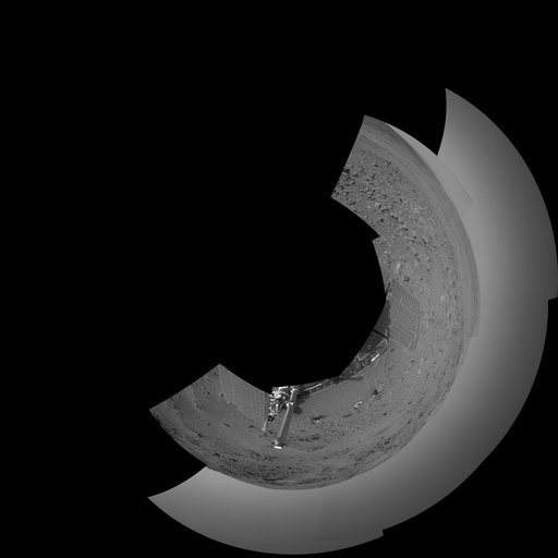 Spirit View on Sol 399 Polar
