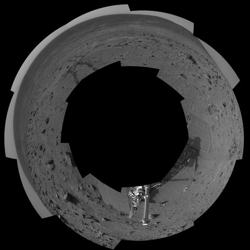Spirit 360-Degree View, Sol 388 polar