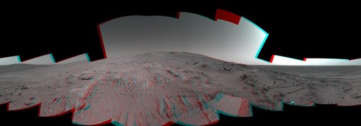 Spirit 360-Degree View on Sol 409 3-D