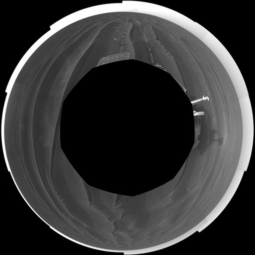 Record Drive Day, Opportunity Sol 383 polar