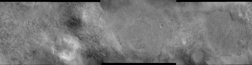 Landscape Northeast of Halley Crater