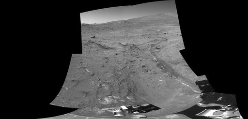 Disturbed Soil Along the Path from TyronePanorama