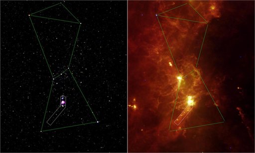Infrared Spotlight on Orion Sword