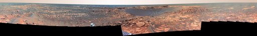 Of Craters and Erosion: Opportunity Examines Beagle False Color