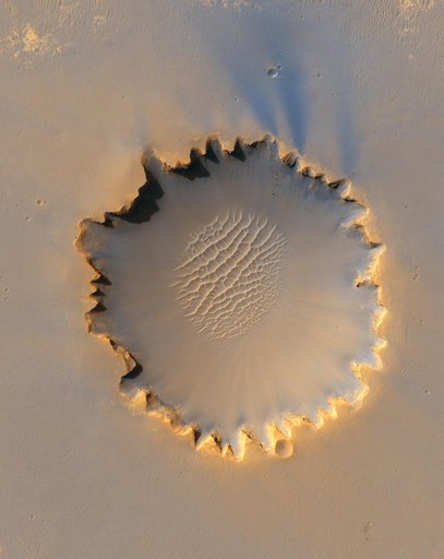 Victoria Crater at Meridiani Planum