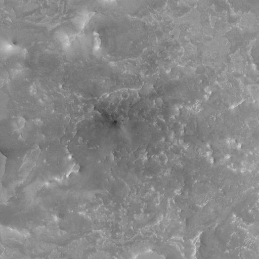 Second of Two Fresh Impact Crater Sites With Before and After Narrow Angle Mars Orbiter Camera Images