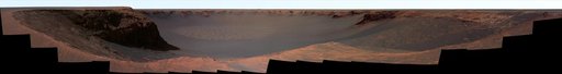 Panorama from Cape Verde False Color
