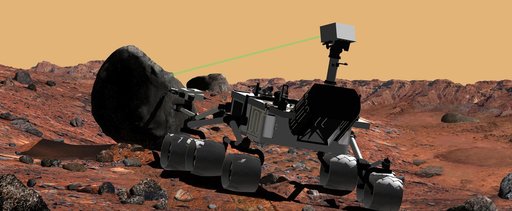 Mars Science Laboratory Using Laser Instrument, Artist Concept