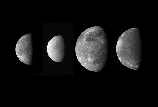 Jupiter Moons: Family Portrait