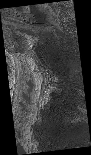 Layers in Melas Chasma