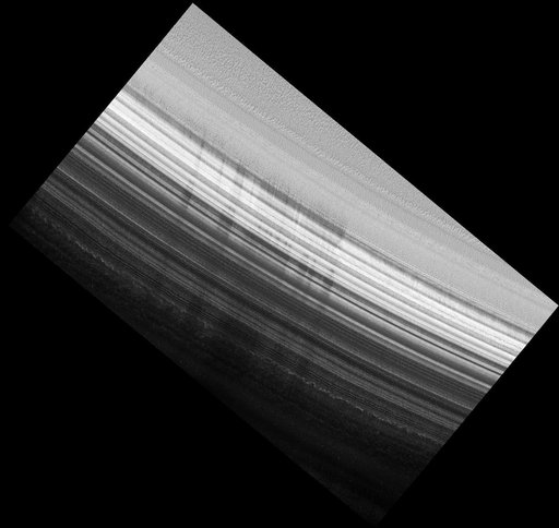 North Polar Layered Deposits Exposed Wall